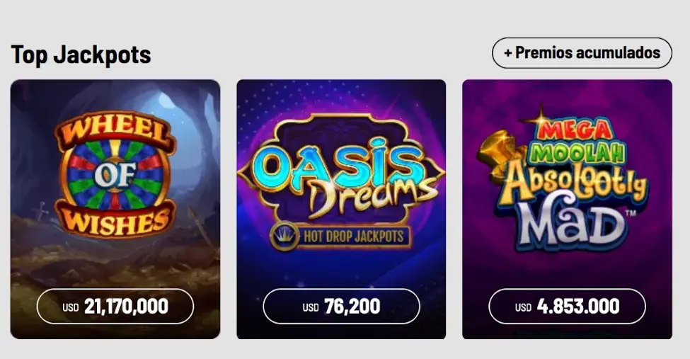 Juegos con jackpot Juegos jackpot